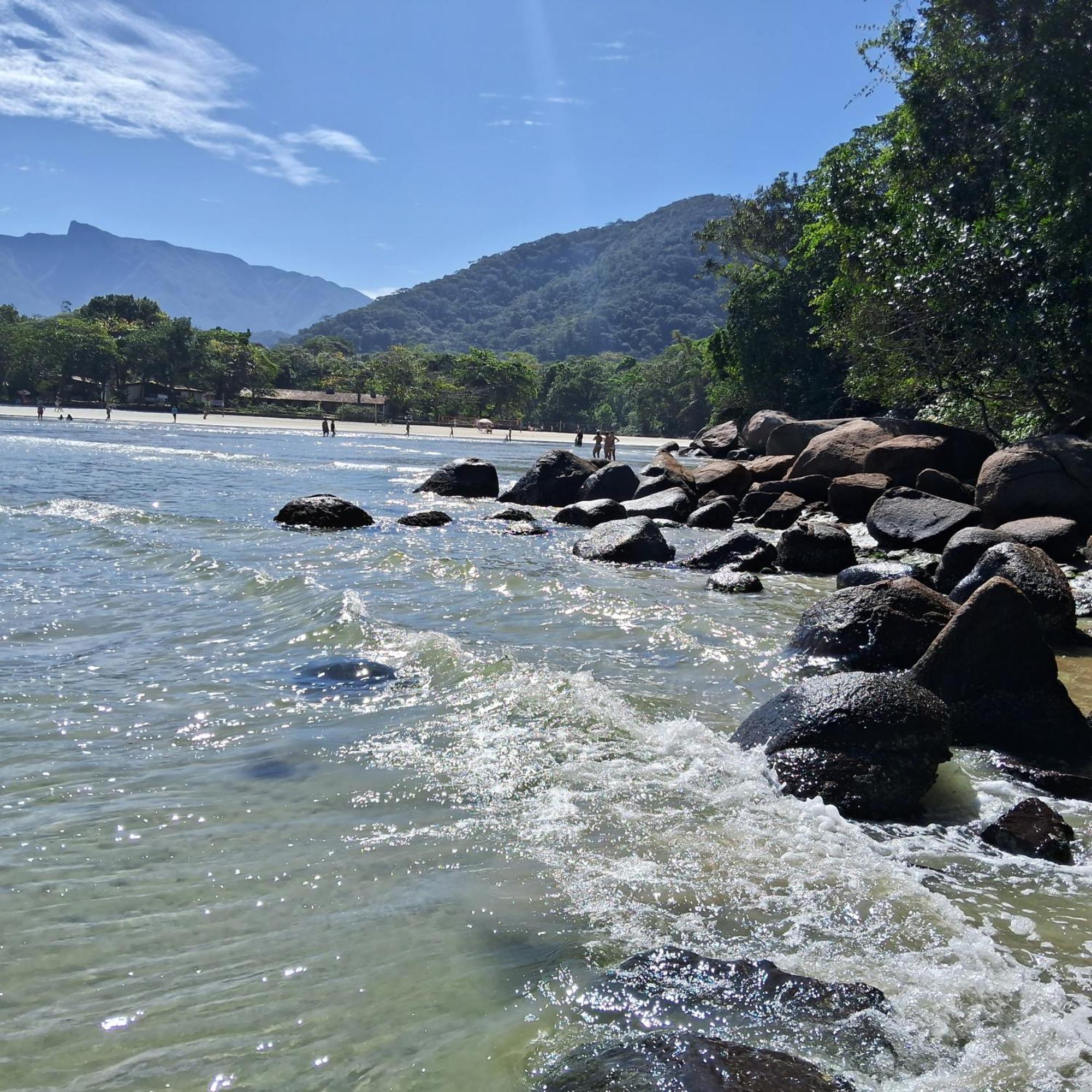 Recanto Vista Pro Mar 100 Mt Da Praia Caraguatatuba Exteriör bild